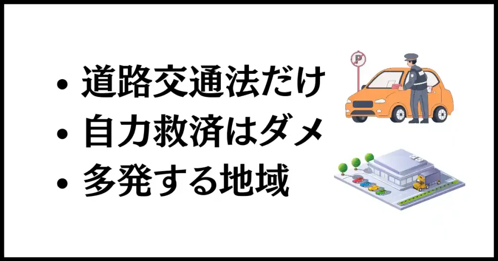 違反駐車・無断駐車をする人の心理と、被害の現状