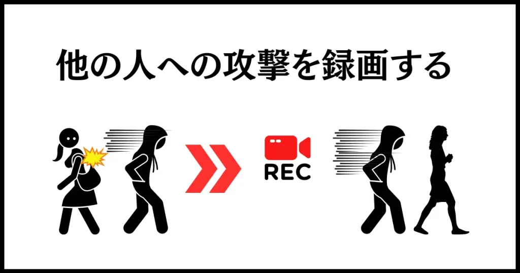 尾行して動画撮影し、暴行罪・迷惑防止条例違反で訴える